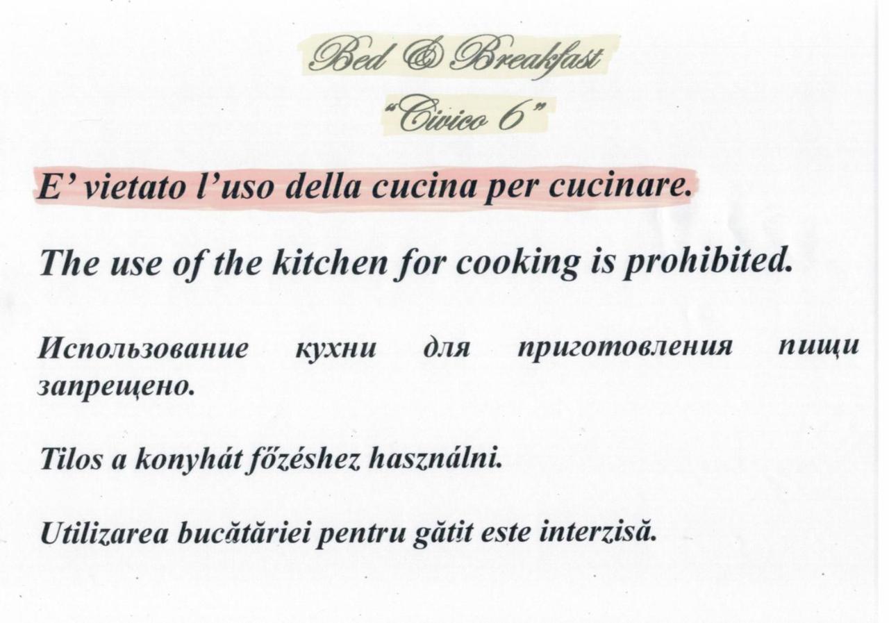 B & B Civico 6 Rooms Салерно Екстериор снимка
